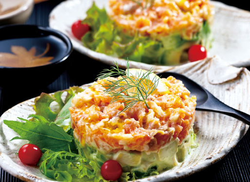 サーモンのタルタル