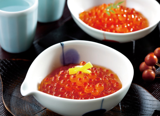 自家製いくらの醤油漬け